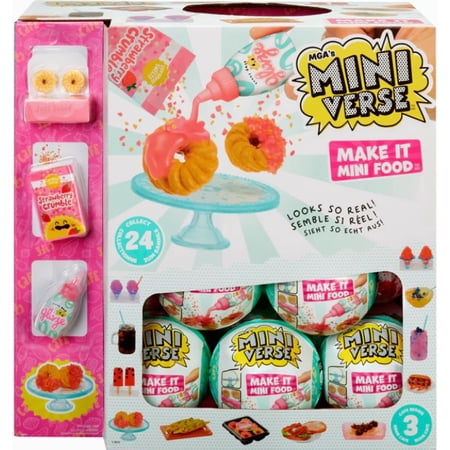 Miniverse Make It Mini Food CAFE Series 3 Wave B Mystery Box (24 Packs)