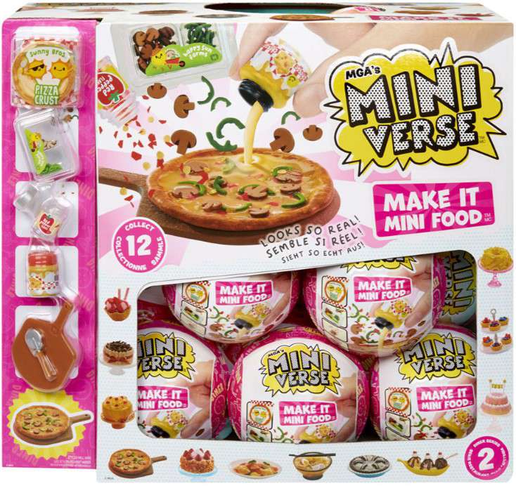 Miniverse Make It Mini Food DINER Series 2 Mystery Box (18 Packs
