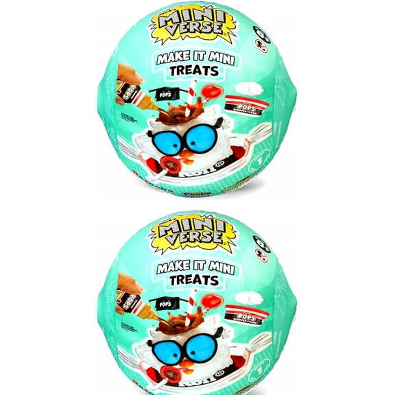 Miniverse Make It Mini Treats LOT of 2 Mystery Packs