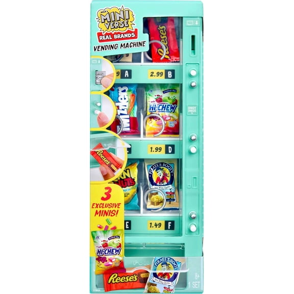Miniverse Real Brands Vending Machine Playset [Teal]