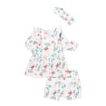 thumbnail image 1 of Miniville Baby Girl Ruffle Dress, Diaper Cover & Headband, 3-Piece Set, 1 of 3
