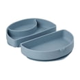 thumbnail image 1 of Miniware Silifold - Silicone Baby Plate -Aquamarine, 1 of 5