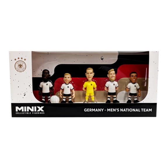 Minix 5-Pack Soccer Players: Perfect for staging epic games with 7cm figurines. Choose from 4 teams and enjoy endless playtime with durable designs!