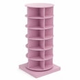 thumbnail image 1 of Miniyam 360° Rotating Shoe Rack, 6-Tiers Shoe Rack Organizer for Entryway, Pink, 1 of 6