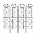 thumbnail image 1 of Miniyam 4 Pack 86.7"H Metal Garden Trellis for Climbing Plants, Rust-Resistant Outdoor Plant Support, 1 of 7