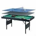 thumbnail image 1 of Miniyam 5.5ft Billiards Table, 3 in 1 Portable Folding Pool Table with All Accessory for Families, Green, 1 of 9