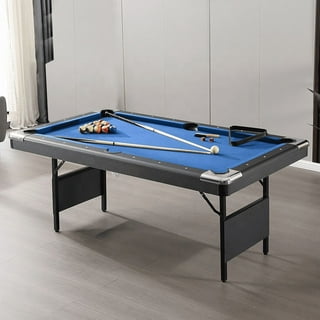 COUGAR - Table de Billard Portable Noir/Bleu Mini Billard sur Table Surface  de (Lxl) 110 x 56 cm Billard Table Epaisseur Terrain de 12 mm Garantie de 2  ans.