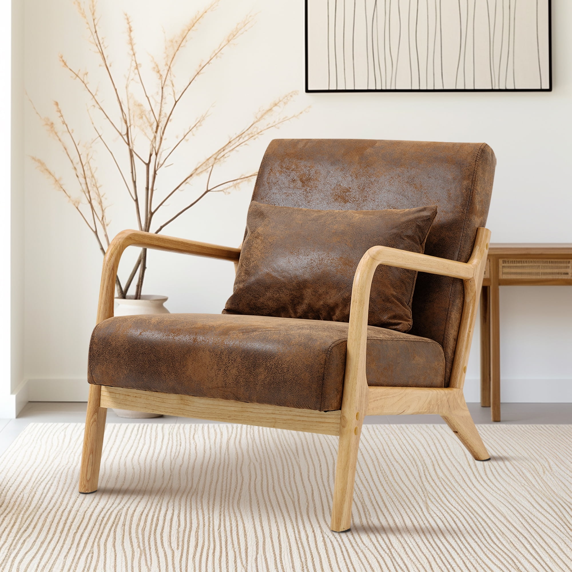 Small mid century chair sale