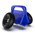 thumbnail image 1 of Miniyam Panel Dolly, 1000LBS Capacity, 2-Wheel Adjustable Clamp Cart for Slab Material Handling, Blue, 1 of 7