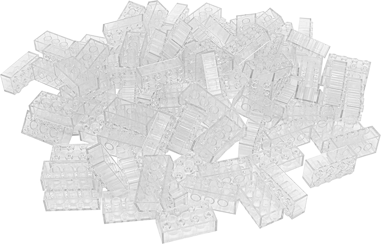 Minizfigs Classic 2x4 Building Brick Play Set - 100 pcs - Compatible ...