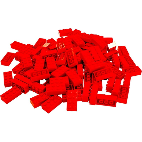 Minizfigs Classic 2x4 Building Brick Play Set - 100 pcs - Compatible with All Major Brands