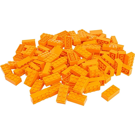 Minizfigs Classic 2x4 Building Brick Play Set - 100 pcs - Compatible with All Major Brands