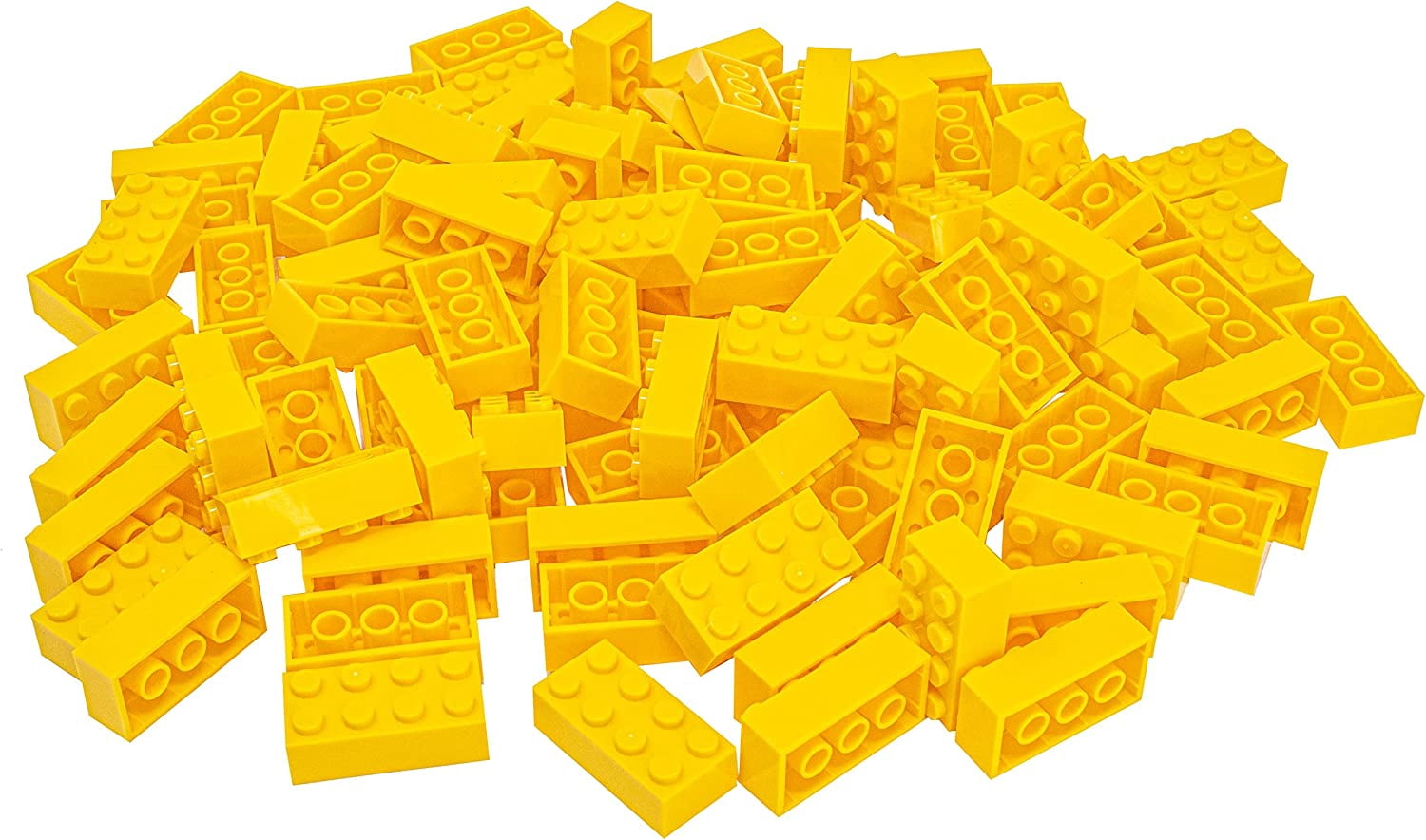 Minizfigs Classic 2x4 Building Brick Play Set - 100 pcs - Compatible ...
