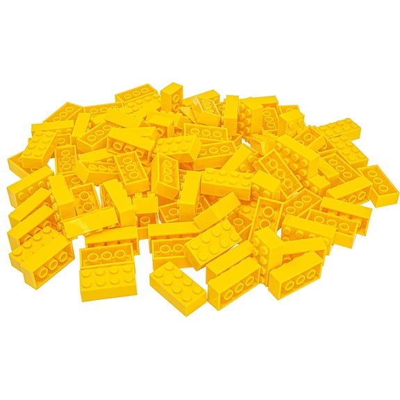 Minizfigs Classic 2x4 Building Brick Play Set - 100 pcs - Compatible with All Major Brands