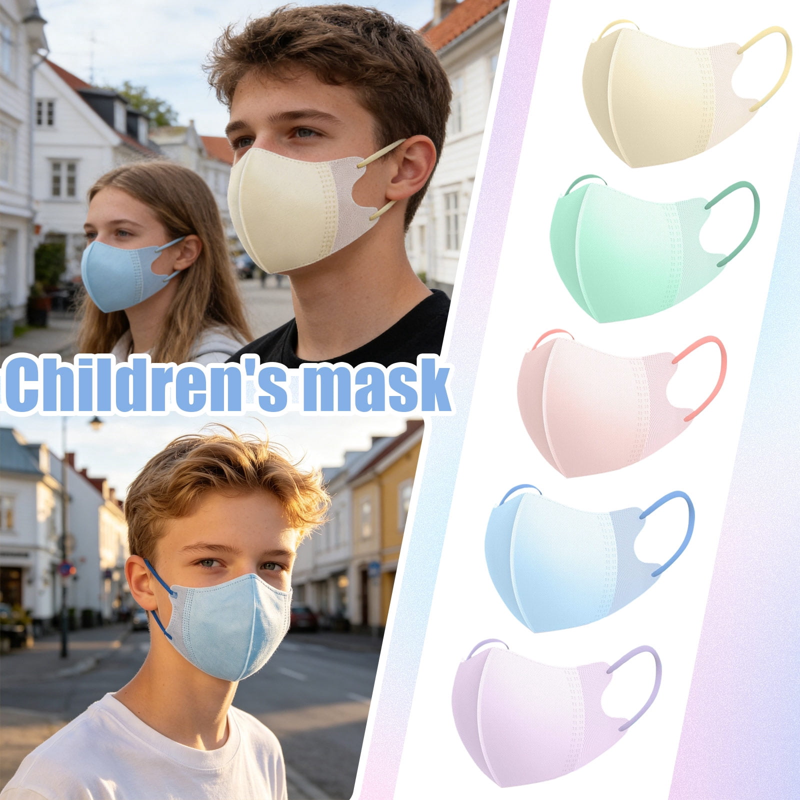 Minjewel-Kids-Face-Mask-Summer