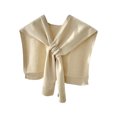 thumbnail image 1 of Minjewel Ladies' Fashionable Knitted Shawl for Air Conditioned Room, Versatile Color Scarf for Outdoor Wear, Women's Soft Warm Wrap for All Seasons, Lightweight Cover Up,Complexion, 1 of 3