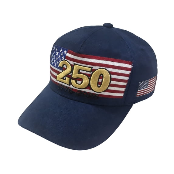 Minjewel Mens Womens Commemorative Retro Baseball Cap Distressed Adjustable Sun Hat Funny Embroidered Cap For Daily Casual Wear,Navy
