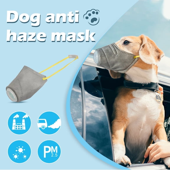 Minjewel Pet Face Mask Disposable Bagged - Breathable, Soft, Comfortable for Small Pets, Lightweight, Perfect for Travel, Vet Visits, Daily Use,A