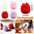 thumbnail image 1 of Minjewel Rose Shaped Candles for Valentine's Day Wedding Decor, Floral Scented Home Party Birthday Anniversary Gift, Romantic Present for Her,Red, 1 of 5
