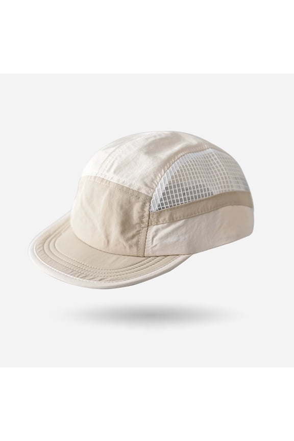 Unisex Outdoor Quick Drying Baseball Cap - Breathable Cycling Thin Hiking Quick Drying Cap, Lightweight Moisture-Wicking Hat for Outdoor Sports, Active Running Cap,Khaki