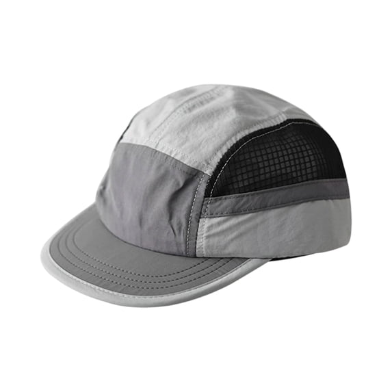 Minjewel Unisex Quick Drying Baseball Cap Breathable Lightweight Hat For Cycling Hiking Running Outdoor Sports Activities,Gray