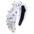 thumbnail image 1 of Minjewel Valentine's Day Heart & Pearl Wide Brim Headband for Women, Trendy Elegant Hair Accessory, Valentine Party Wedding & Special Occasions,D, 1 of 2