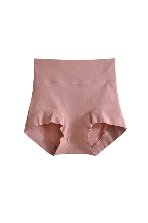 Women's High Waisted Tummy Control Shapewear Underwear, Butt Lifting Panties, Belly Reducing Shaper for Women,Pink,M