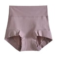 thumbnail image 1 of Minjewel Women's High Waisted Tummy Control Shapewear Underwear, Butt Lifting Panties, Belly Reducing Shaper for Women,Purple,XL, 1 of 3