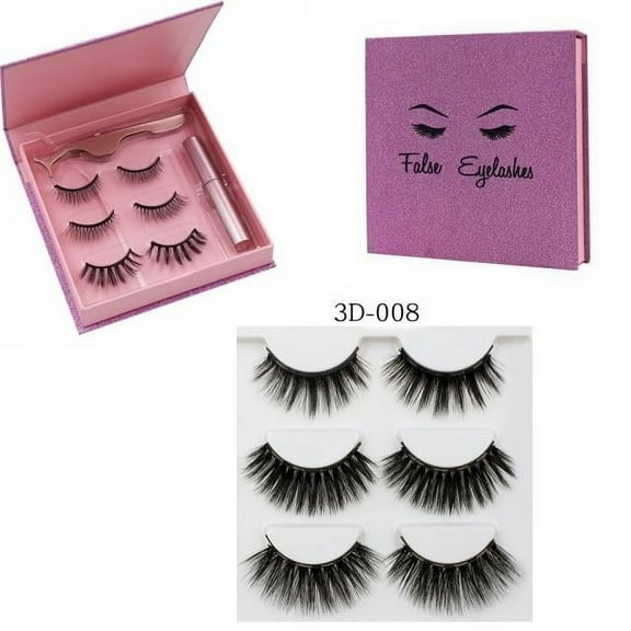 Mink 3D Magnetic Eyelashes Set