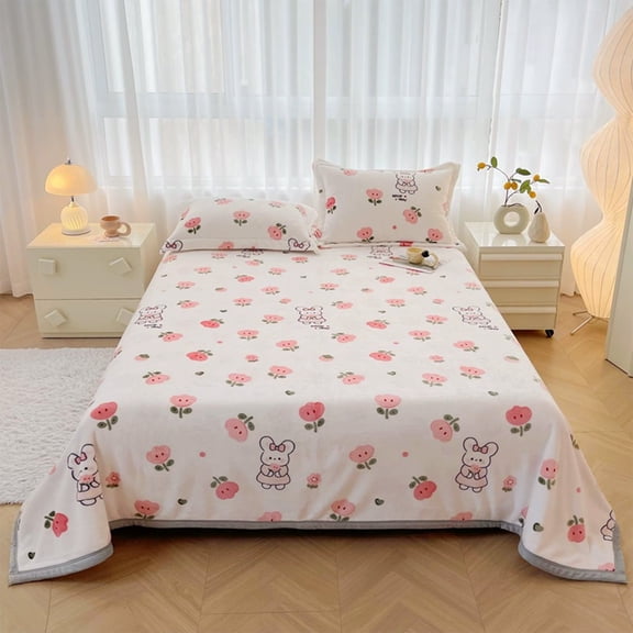 Mink Blanket Double-Sided Plush Velvet Throw, Super Soft Warm Winter Bedding Blanket for Bed, Sofa, and Travel, 59x79 inches