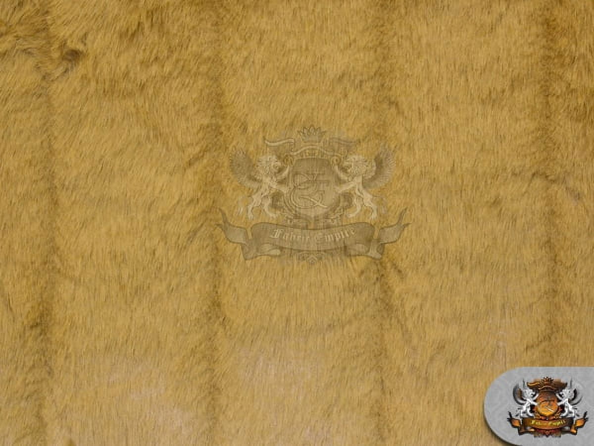 Mink CAMEL Faux Fur Fabric / 58" Wide / Sold by the yard