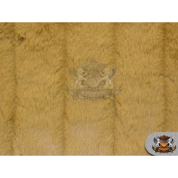 Mink CAMEL Faux Fur Fabric / 58" Wide / Sold by the yard