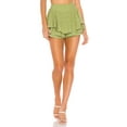 thumbnail image 1 of Mink Pink GREEN/WHITE PIN DOT Safari Star Light Mini Skort, US Medium, 1 of 4