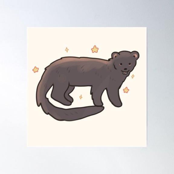 Mink Poster Wall Art, Modern Wall Decor For Living Room Bedroom, 16X16 UNFRAMED