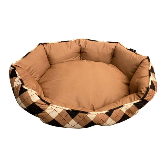 Mink Tufted Euro Bed, Chanterelle & Vanilla Ice, Medium