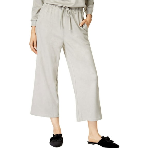 MINKPINK $89 Womens New 1088 Gray Faux Suede Trousers L B+B
