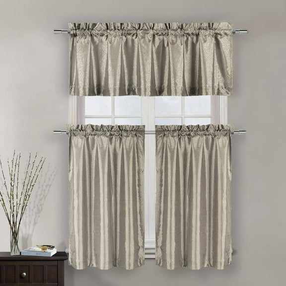 Minka 3pc Kitchen Curtain Set