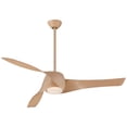 thumbnail image 1 of minka-aire f803l-mp, artemis led maple 58" ceiling fan with light & wall control, 1 of 2