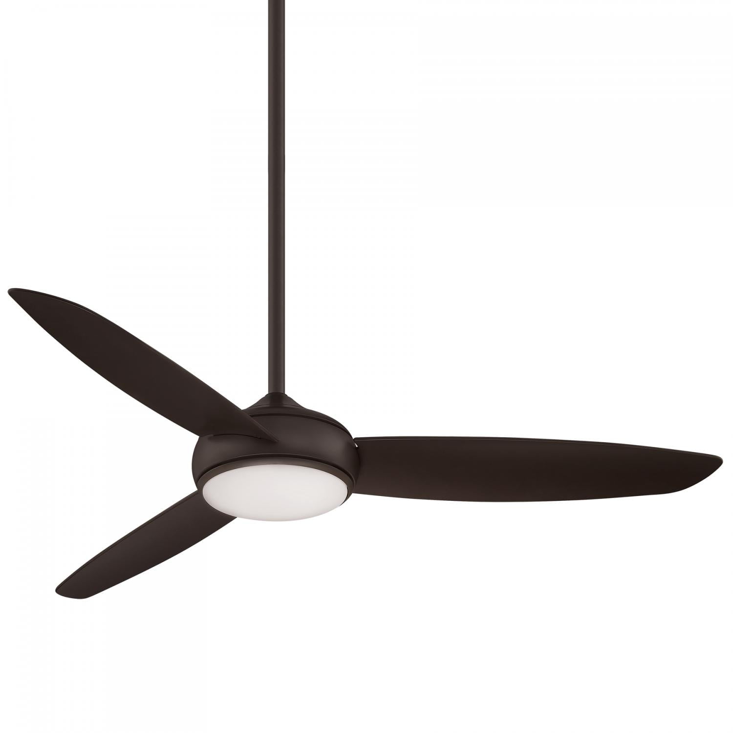 54" Smart LED Ceiling Fan in Oil Rubbed Bronze with Etched Opal Glass