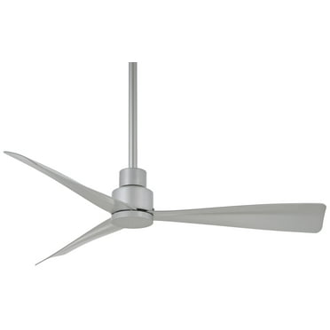 Ceiling Fan In Transitional Style 12.75 Inches Tall By 44 Inches Wide-Silver Finish-Silver Blade Color Minka Aire Fans F786-Sl