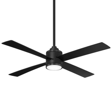 Minka Aire F796L-CL Falco 54" Coal Black LED Ceiling Fan with Remote Control