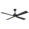 thumbnail image 1 of Minkaaire F796L-CL/SBR F796L-CL/SBR 54" 4 Blade Led Indoor Ceiling Fan - Coal / Soft Brass, 1 of 7