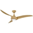 thumbnail image 1 of Minka-Aire F844-MP, Light Wave 52 inch Ceiling Fan with Remote Control, Maple Finish, 1 of 2