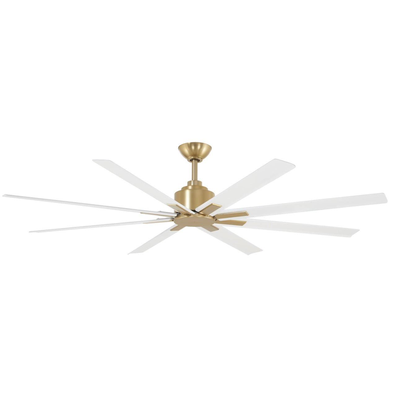 MinkaAire F89665SBR/WHF Xtreme H2O 65" Ceiling Fan, Soft Brass and