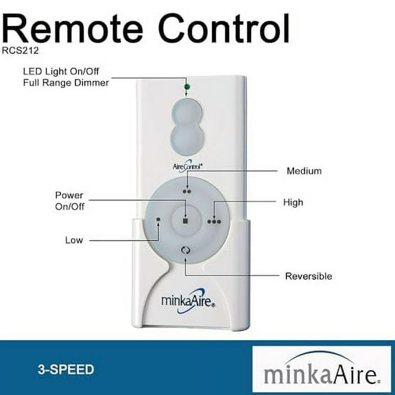 Minka-Aire Hand-Held Remote Control System - RCS212