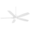 thumbnail image 1 of Minka-Aire Kelvyn 52" Indoor 5-Blade LED Ceiling Fan - White, 1 of 5
