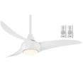 thumbnail image 1 of Minka-Aire Light Wave LED 44" Ceiling Fan with 3 blades - White w/ Extra Remote - F845-WH-R, 1 of 3