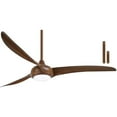 thumbnail image 1 of Minka-Aire Light Wave LED 65" Ceiling Fan with 3 blades - Distressed Koa w/ Extra Downrod - F848-DK-DR, 1 of 9