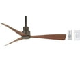 thumbnail image 1 of Minka-Aire Simple - 44" Ceiling Fan with 3 blades - Oil Rubbed Bronze w/ Extra Wall Control - F786-ORB-W, 1 of 3