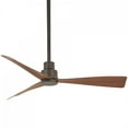thumbnail image 1 of Minka-Aire Simple 44-Inch 3-Blade Ceiling Fan in Oil Rubbed Bronze Finish W/ Medium Maple Blades - F786-ORB, 1 of 6